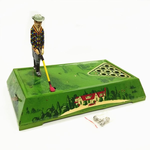 Play Golf Wind Up Tin Toy
