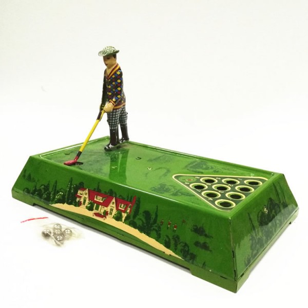 Play Golf Wind Up Tin Toy