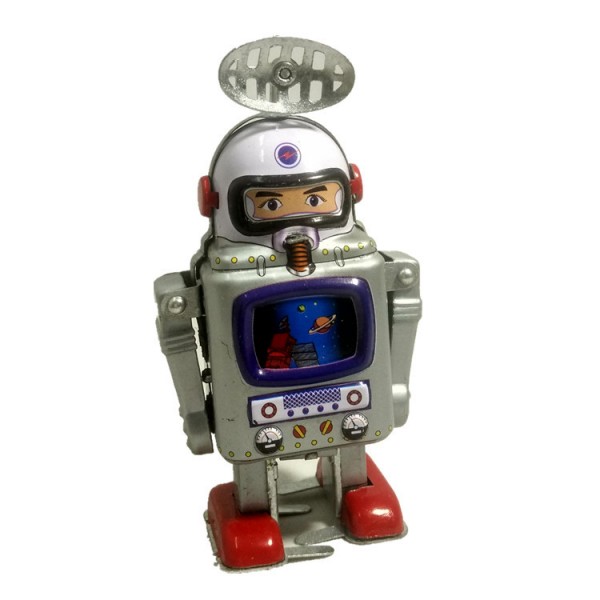 Astronaut Wind Up Tin Toy