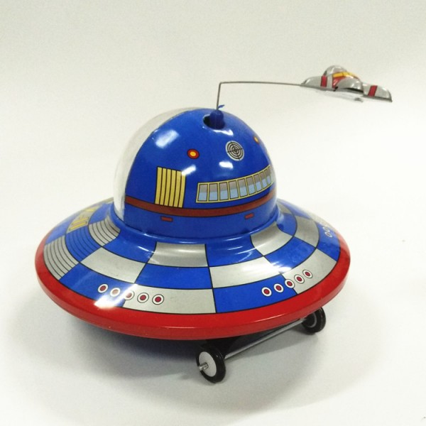 Spaceship Wind Up Tin Toy