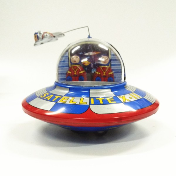 Spaceship Wind Up Tin Toy