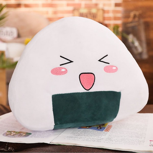 Crying Rice Ball Plush Toy, Soft Cotton Rice Ball Plush Pillow, 11.8 Inch (30 cm), Small