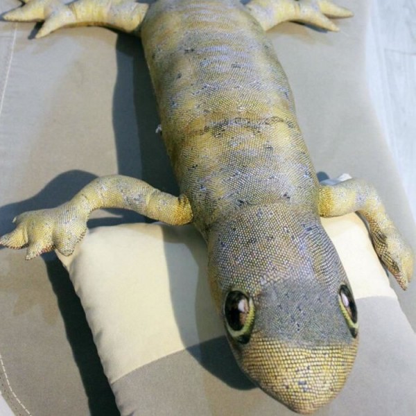 Realistic Lizard Plush Toy, Animal Soft Cotton Lizard Plush Pillow, 43.4 Inch (110 cm)