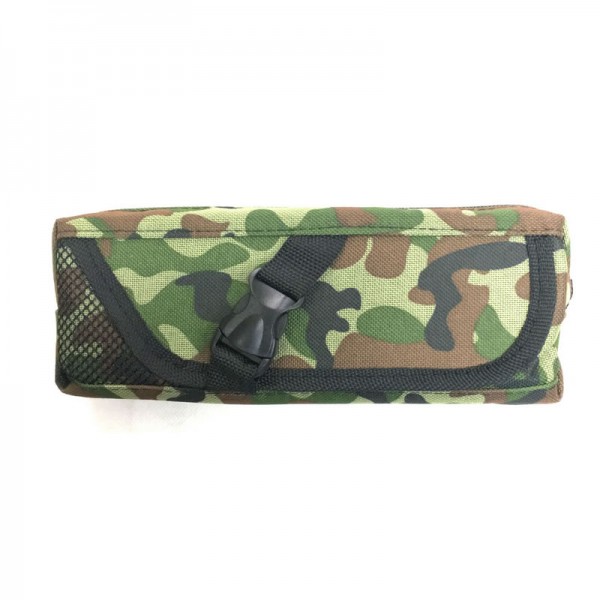 High Capacity Camouflage Pencil Case  8.6x3.14x1.2 Inch, Green