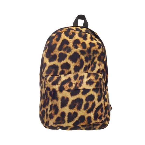 Leopard Print Backpack, Daily Use Fashionable Pattern Backpack, Comfortable Casual Daypack