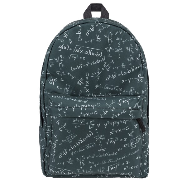 Mathematical Formulas Pattern Backpack, Daily Use Mathematical Equations Pattern Backpack, Comfortable Casual Daypack