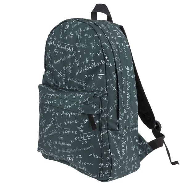 Mathematical Formulas Pattern Backpack, Daily Use Mathematical Equations Pattern Backpack, Comfortable Casual Daypack