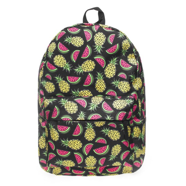 Watermelon and Pineapple Pattern Backpack, Daily Use Pattern Backpack, Comfortable Casual Daypack