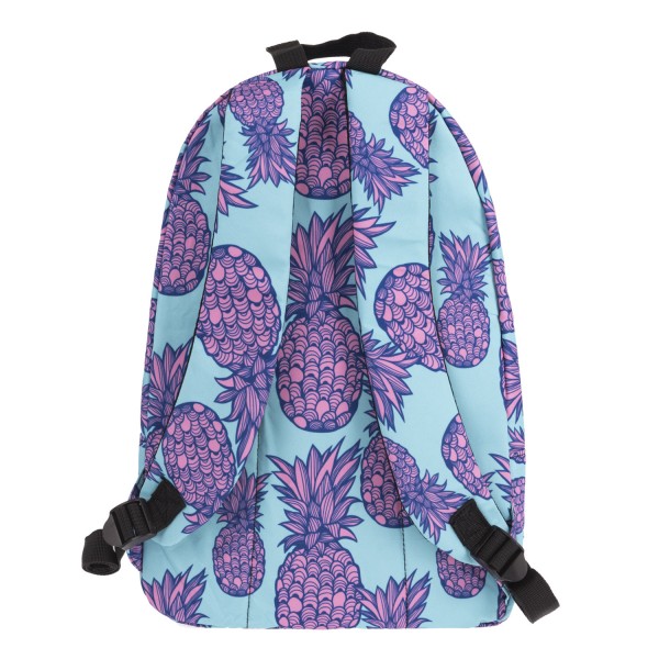 Pineapple Pattern Backpack, Daily Use Pattern Backpack, Comfortable Casual Daypack