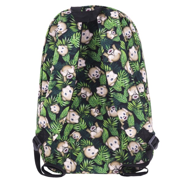 Monkeys Pattern Backpack, Daily Use Pattern Backpack, Comfortable Casual Daypack