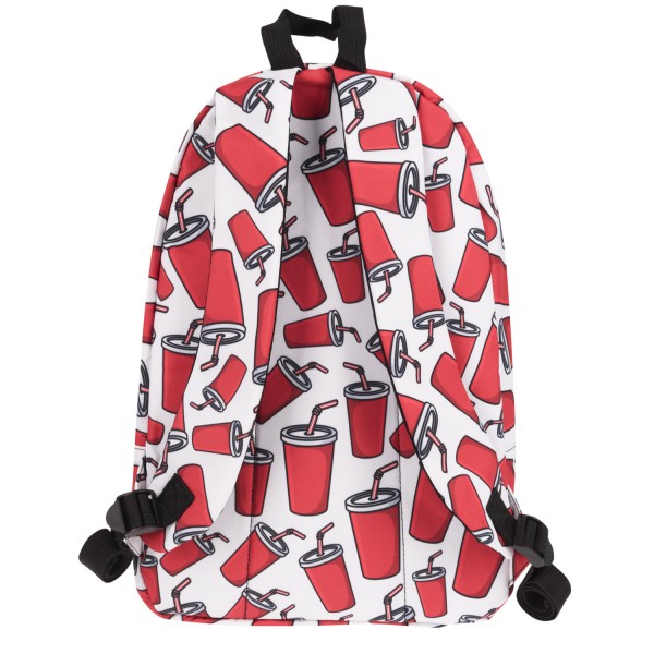 Cola Pattern Backpack, Daily Use Pattern Backpack, Comfortable Casual Daypack