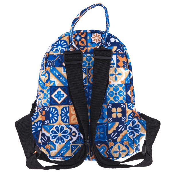 Geometric Pattern Mini Backpack, 3D Pattern Daily Use Backpack, Comfortable Casual Daypack For Women and Children