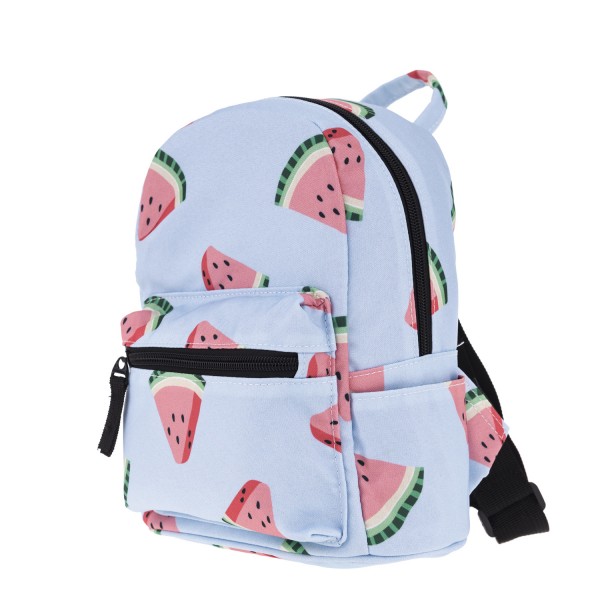 Watermelon Pattern Mini Backpack, 3D Pattern Daily Use Backpack, Comfortable Casual Daypack For Women and Children